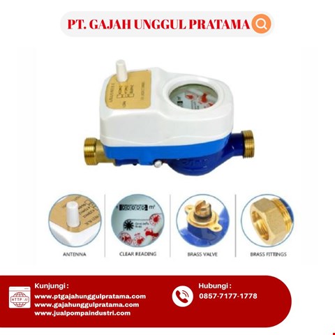 Lora Prepaid Flow Meter SHM Size 2 Inch DN 50