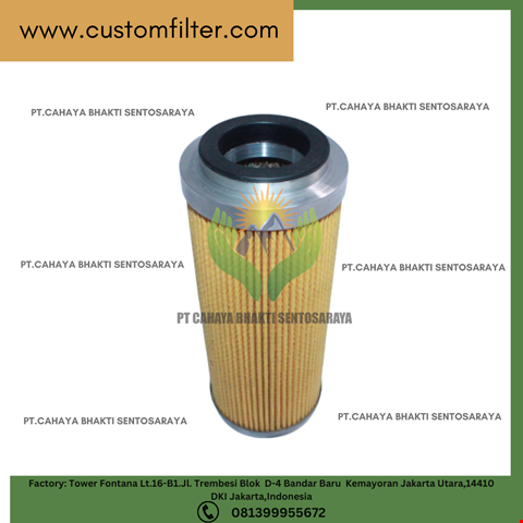 Customized 10 Micron Filter Paper New Hydraulic Oil Filter