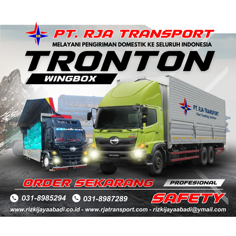 Sewa Tronton Wing Box Surabaya | PT. RJA Transport