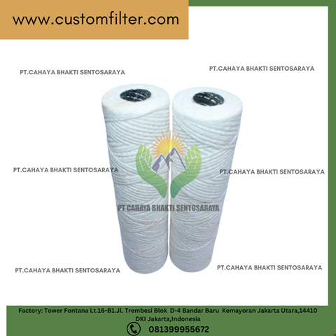 40 Inch Micron Nylon PP Membrane Filter Cartridge PE String Wound