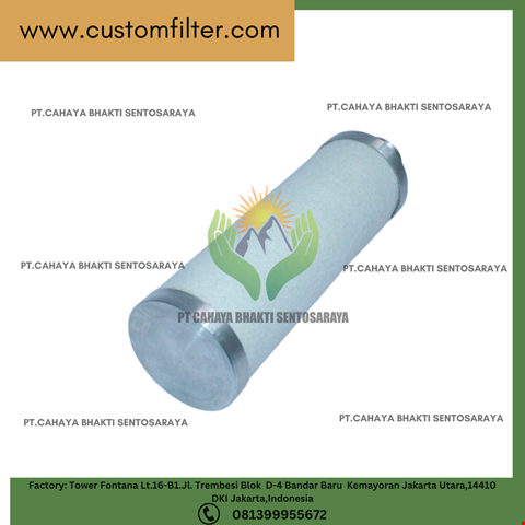 OEM Factory SS Metal Sintered Oil Filter Element
