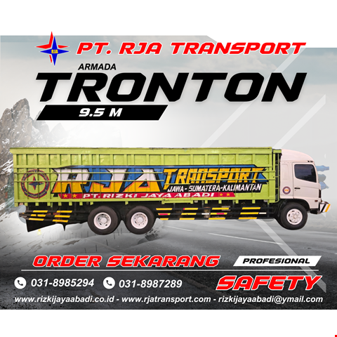 Sewa Truk Tronton Surabaya - Truk Kargo PT. RJA Transport