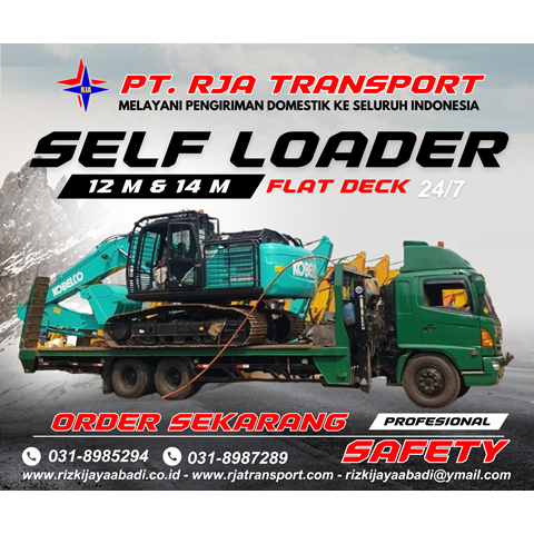 Pengiriman & Sewa Self Loader Surabaya | PT. RJA Transport 