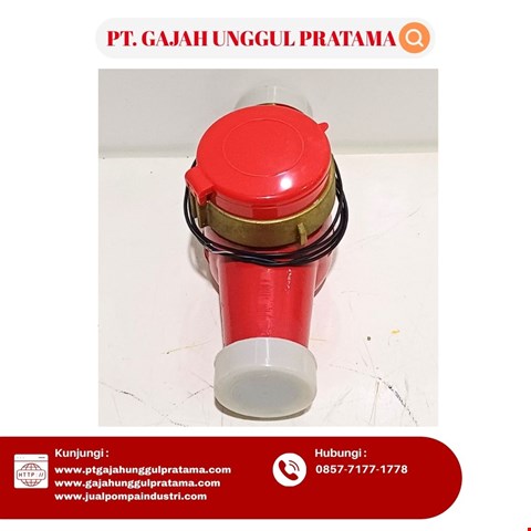 Multi Jet brass Flowmeter Hot Pulse SHM 1/2 Inch DN 15