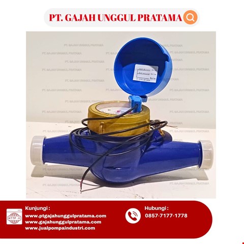 Multi Jet brass Flowmeter Pulse SHM 1 1/2 Inch DN 40