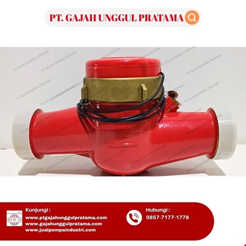 Multi Jet brass Flowmeter Hot Pulse SHM 1 1/4 Inch DN 32