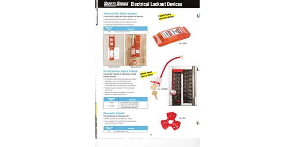 safety series electrical lockout devices