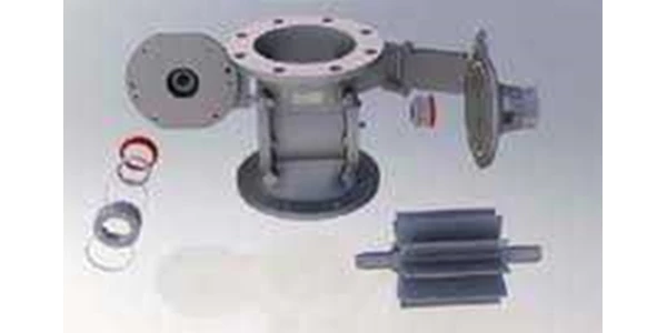 rotary valve, diverter valve, two way -diverter valve whk, hygienic component - coperion