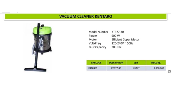 vacum cleaner kentaro 30 liter barang baru ready stock