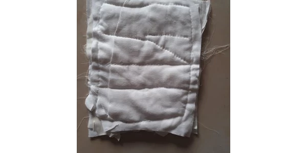 kain majun juli warna putih 12 x12 cm