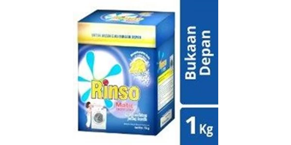 rinso matic front load 1kg murah