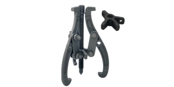 3 jaw gear puller ( treker 3 kaki ) black cololr - iron steel material