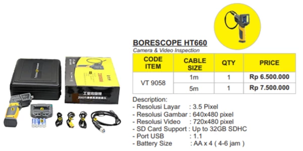 borescope ht660 | camera & video inspection