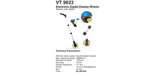 vt 9023 electronic digital display wheels