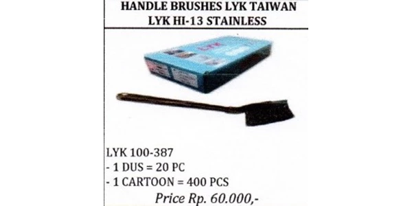 handle brushes lyk taiwan hi-13 stainless