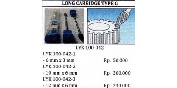long carbidge type g