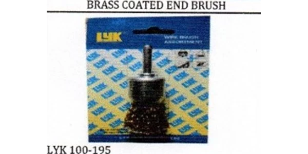 brass coated end brush