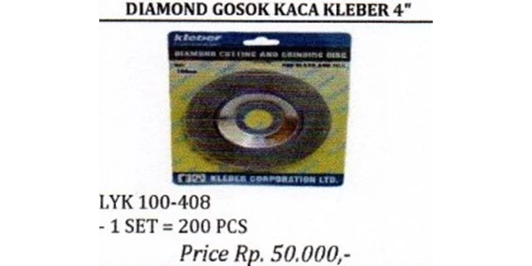 diamond gosok kaca kleber 4 lyk 100-408