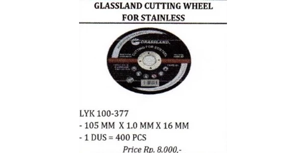 grassland cutting wheel for stainless