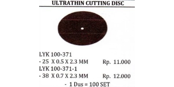 ultrathin cutting disc
