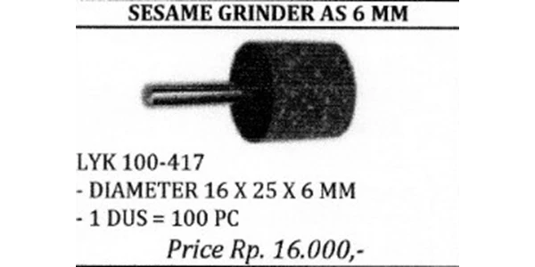 sesame grinder as 6 mm lyk 100-417