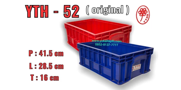 box container plastik kecil / box baut sparpart yth-52