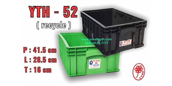 box container plastik kecil / box baut sparpart yth-52-2