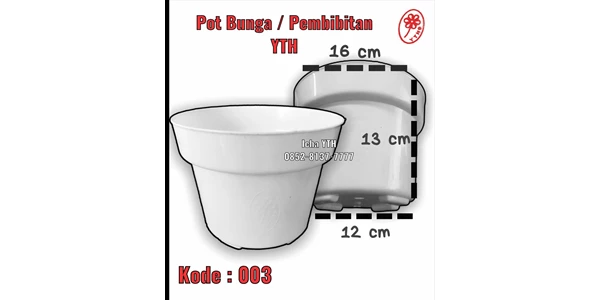 pot kembang, pot pembibitan, pot bunga plastik merk yth-1