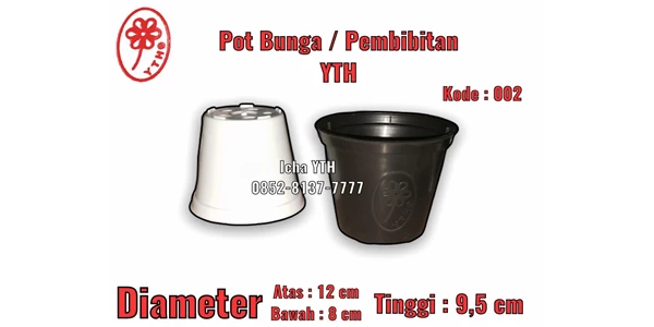 pot kembang, pot pembibitan, pot bunga plastik merk yth-3