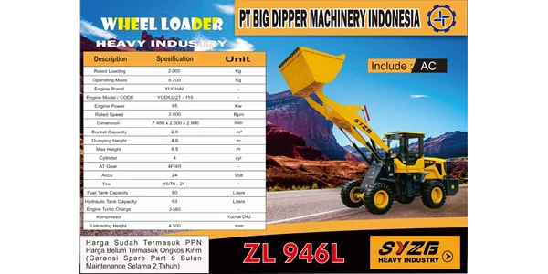 wheel loader murah paser-7