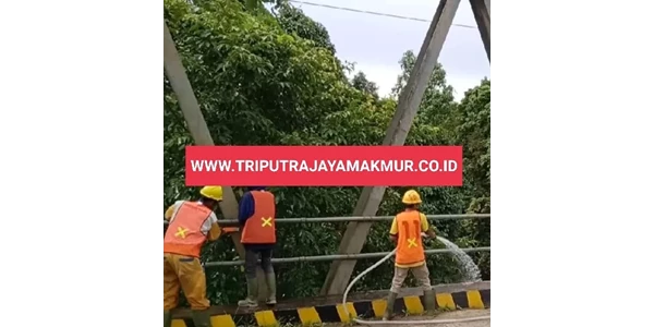 pengecatan jembatan kalimantan berkualitas