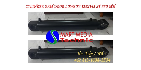 cylinder ram door lowboy 125x145 st 550 mm