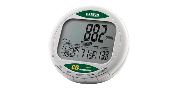 extech co210: desktop indoor air quality co2