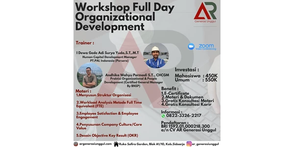 workshop organizational development (pelatihan)