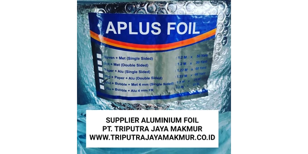 aluminium foil single dobel roll murah ready stok balikpapan