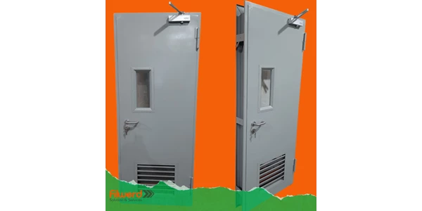 steel door filwerd - pintu besi filwerd - pintu baja - metal door