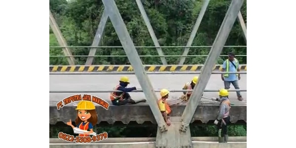 kontraktor jembatan besi berkualitas kalimantan selatan batu licin-6