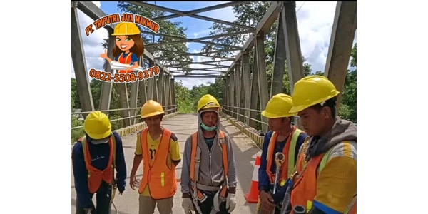 kontraktor jembatan besi berkualitas kalimantan selatan batu licin-4