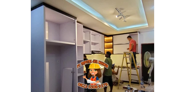 kontraktor furniture interior kitchen set berkualitas murah balikpapan-4