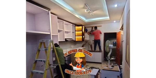 kontraktor furniture interior kitchen set berkualitas murah samarinda-5