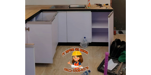 kontraktor furniture interior kitchen set berkualitas murah samarinda