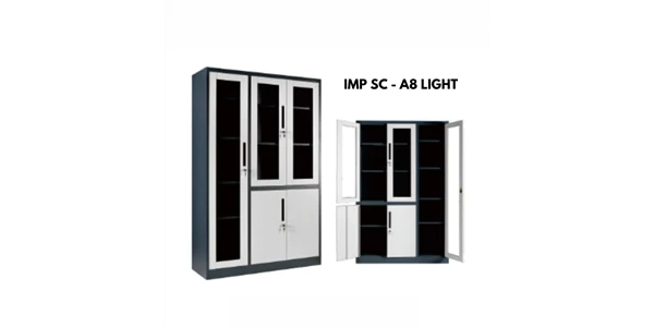 steel cabinet - lemari besi - light series double filling kabinet-3