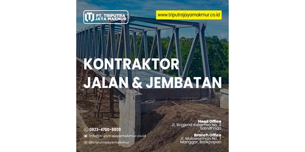 kontraktor jalan beton & jembatan beton pt. triputra jaya makmur