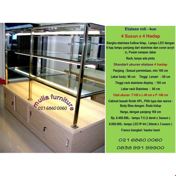 Jual rak, rack, rak roti, rak kue, rakbakery, rak cake, pajangan, pamer ...