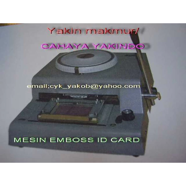 Mesin Emboss Id Card