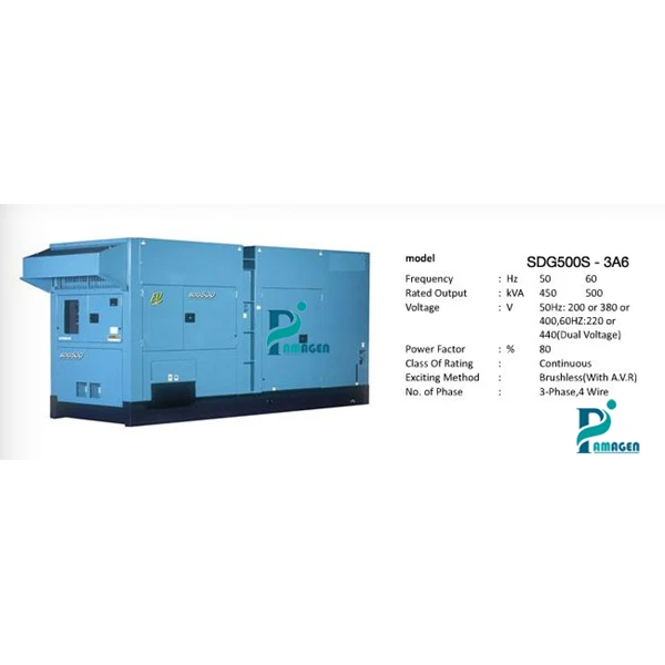 Penyewaan Generator Set SDG500S