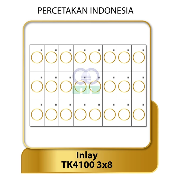 Inlay Smartcard Proximity TK4100 A3 3x8 - Bahan ID Card 24 Mata Chip