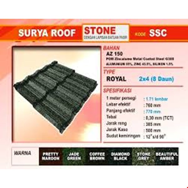 Jual Atap Genteng Metal Surya Roof oleh Depo Atap Citra Roofindo