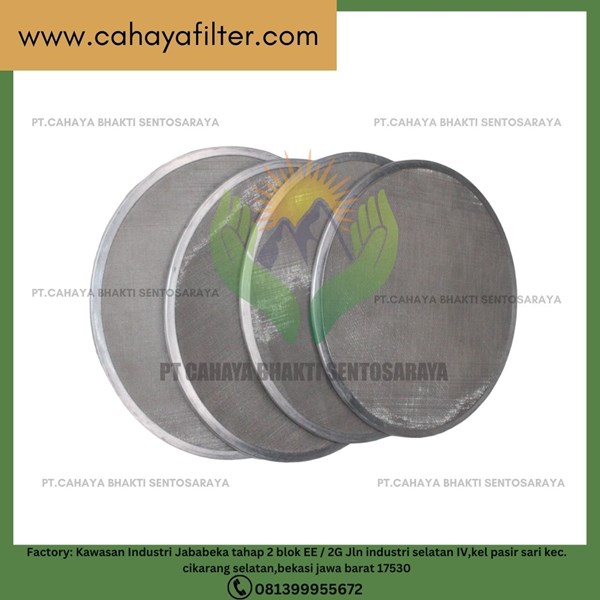 Jual Metal Wire Round Disc Filter Element oleh PT. Cahaya Bhakti ...