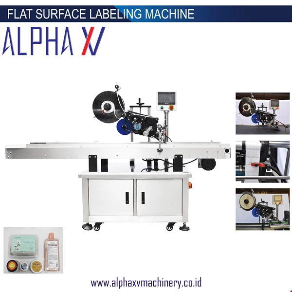 Jual ALPHA XV Flat Surface Labeling Machine oleh PT. Alpha Omega Makmur ...